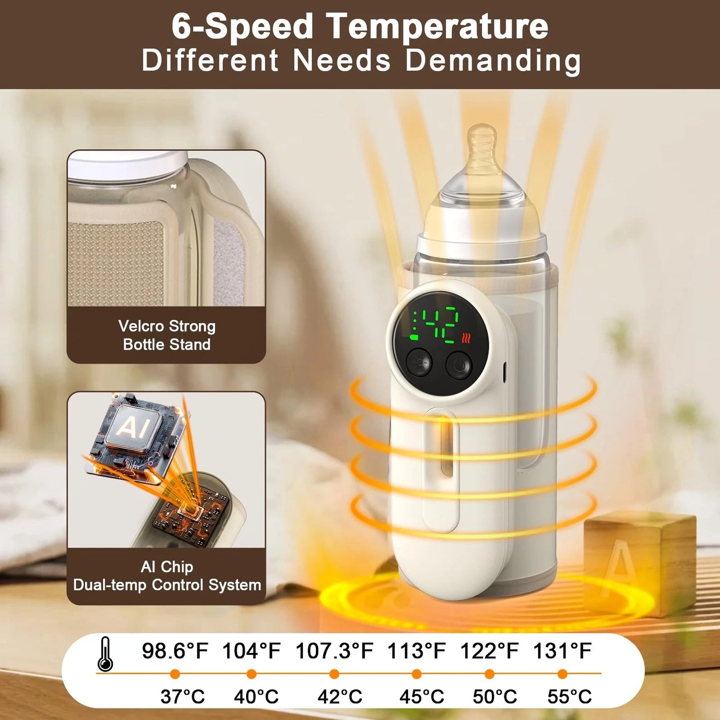 HeatEase™ Portable Baby Bottle Warmer